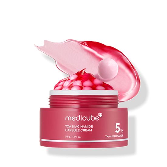 کرم کپسولی ضد لک مدیکیوب Medicube TXA Niacinamide Capsule Cream 5% حجم 55 گرم | روشن کننده و ضد جای جوش
