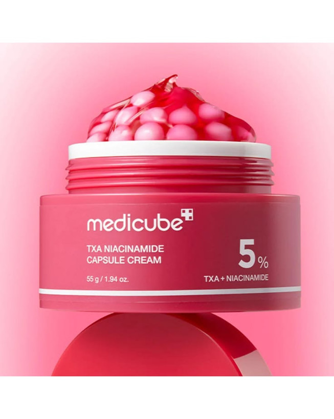 کرم کپسولی ضد لک مدیکیوب Medicube TXA Niacinamide Capsule Cream 5% حجم 55 گرم | روشن کننده و ضد جای جوش