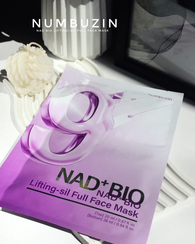 ماسک ورقهای لیفتینگ نامبوزین شماره 9 NAD+ | جوانساز، سفتکننده و ضدچروک صورت