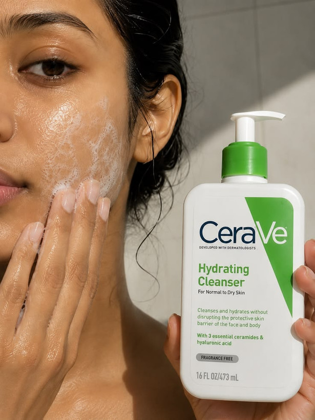ژل شستشو و آبرسان پوست نرمال و خشک سراوی CeraVe Hydrating Cleanser | پاک کننده ملایم صورت و بدن