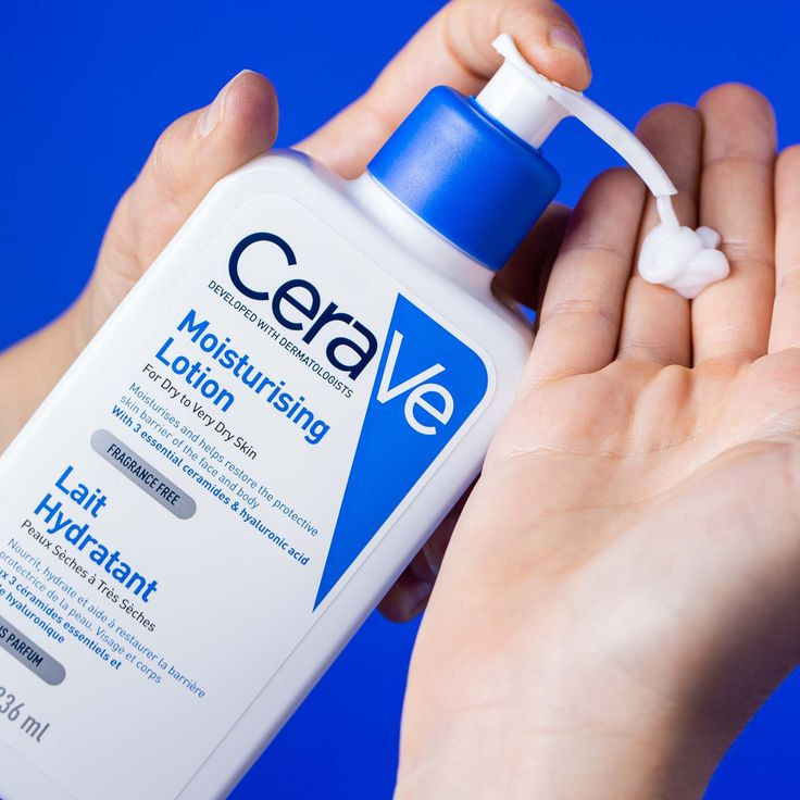 لوسیون مرطوب کننده صورت و بدن سراوی CeraVe Moisturizing Lotion حاوی هیالورونیک اسید 236 میلیلیتر