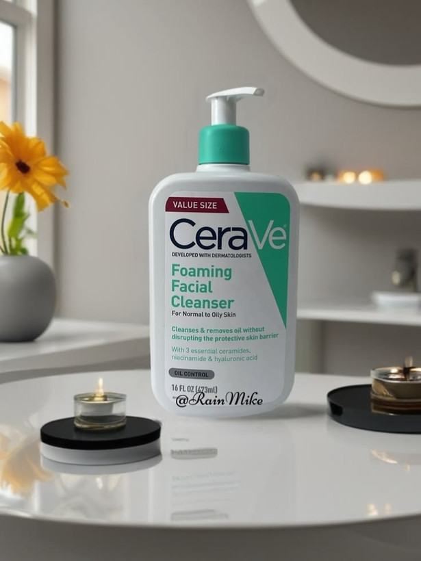 ژل شوینده فومی سراوی پوست نرمال تا چرب CeraVe Foaming Cleanser حجم 473 میلیلیتر