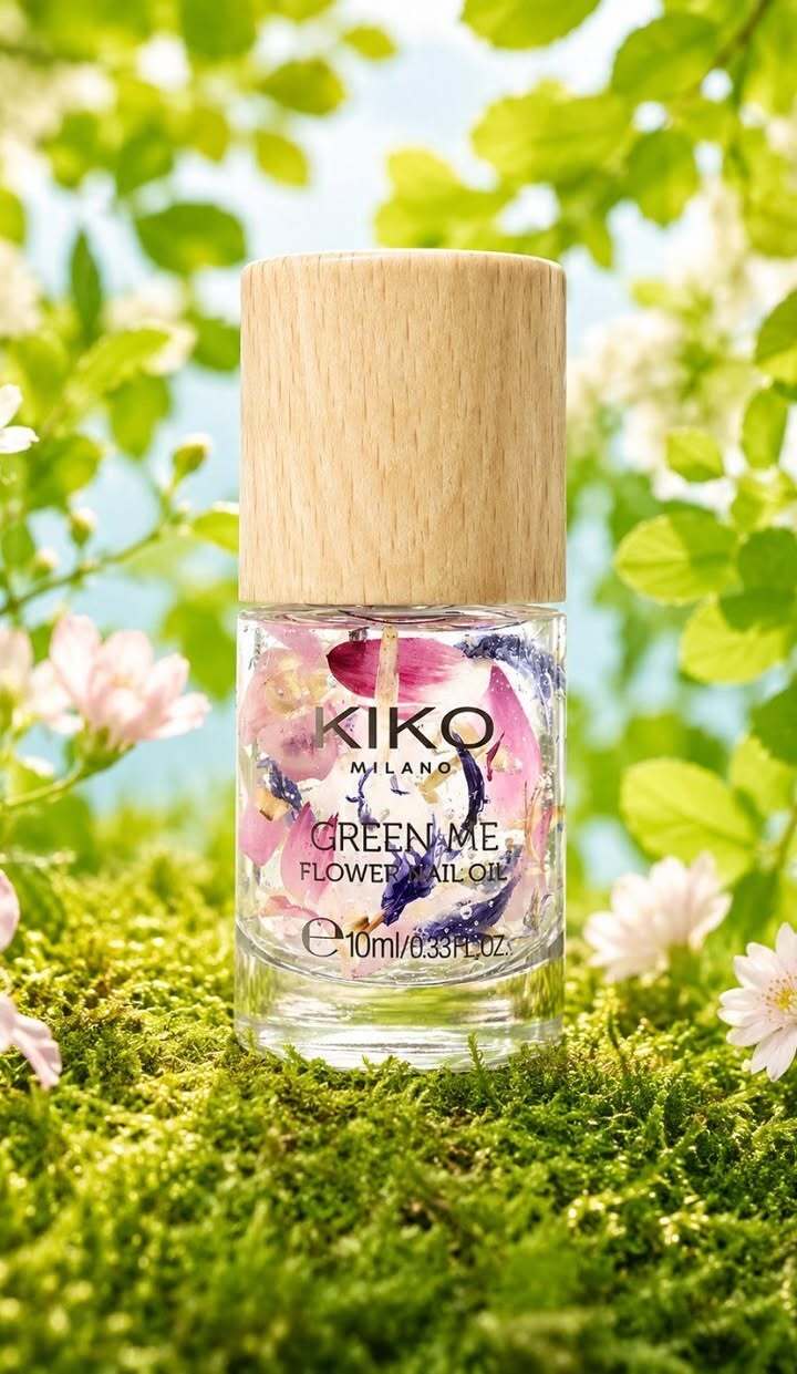 روغن تقویت کننده ناخن کیکو میلانو مدل Green Me Flower Nail Oil