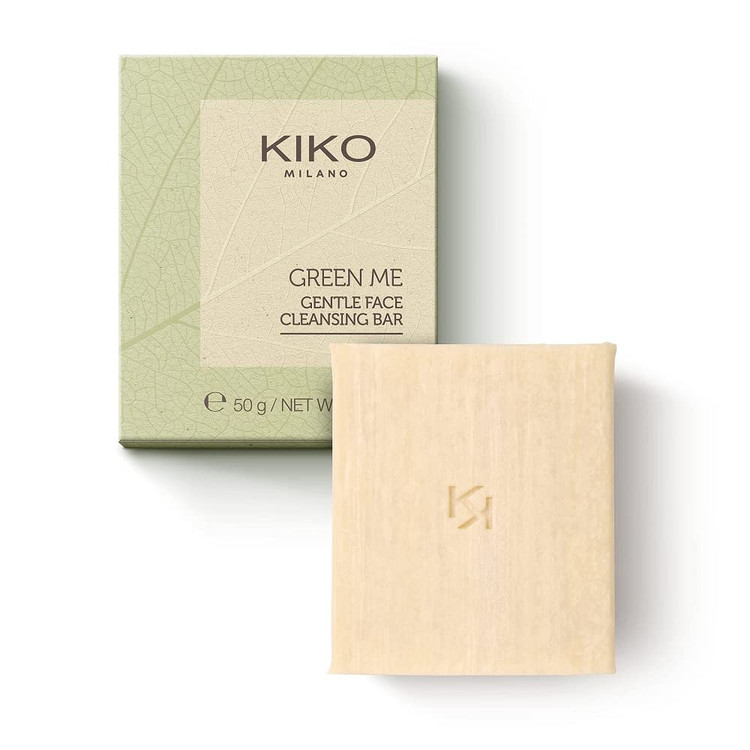 صابون پاک کننده ملایم صورت کیکو میلانو مدل Green Me Gentle Face Cleansing Bar