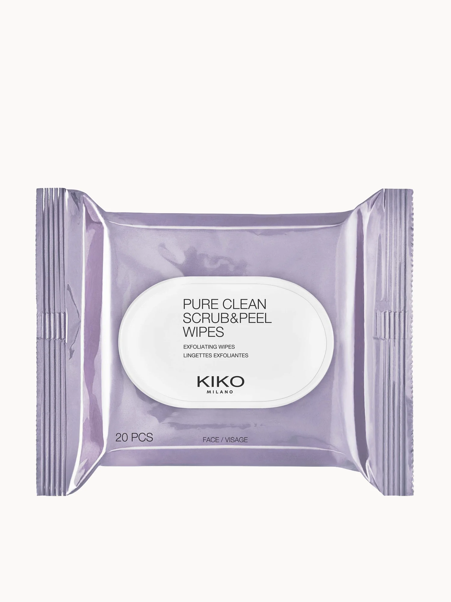 دستمال لایه‌بردار و پاکسازی صورت کیکو مدل Pure Clean Scrub & Peel Wipes