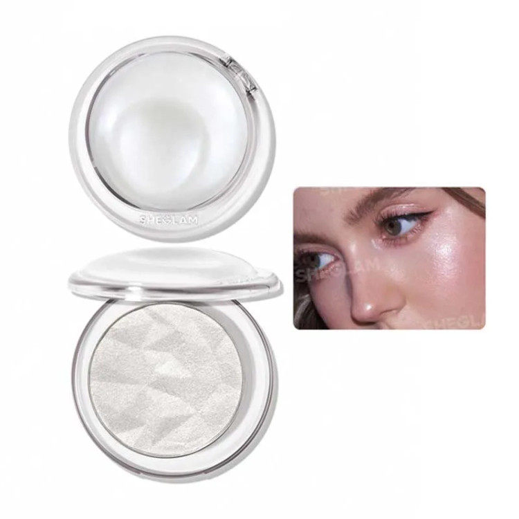 عنوان محصول فارسی: رژگونه و هایلایتر پودری شیگلم مدل High Vibration Blushlighter