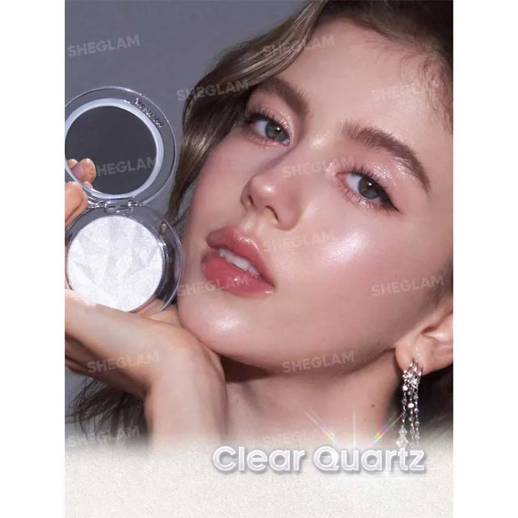 عنوان محصول فارسی: رژگونه و هایلایتر پودری شیگلم مدل High Vibration Blushlighter