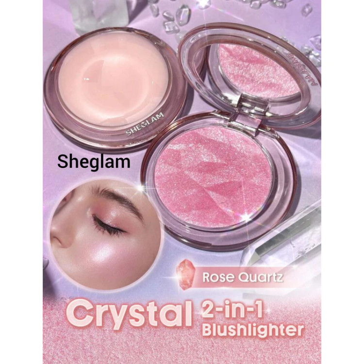 عنوان محصول فارسی: رژگونه و هایلایتر پودری شیگلم مدل High Vibration Blushlighter