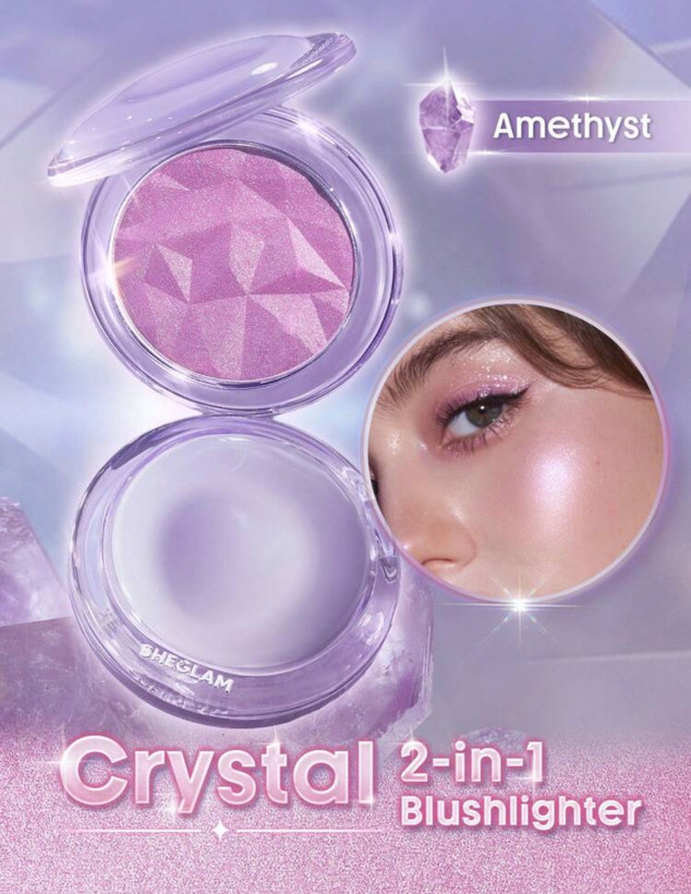 عنوان محصول فارسی: رژگونه و هایلایتر پودری شیگلم مدل High Vibration Blushlighter