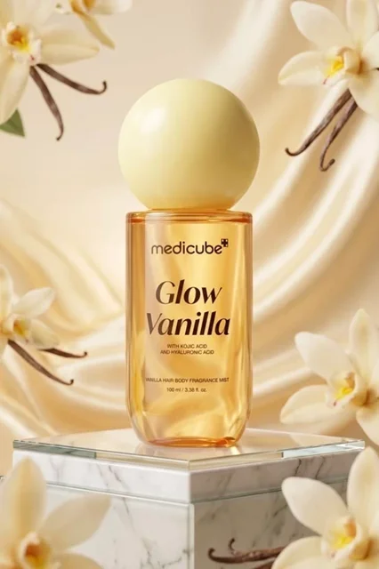 میست مو و بدن مدیکیوب Glow Vanilla ۱۰۰میل