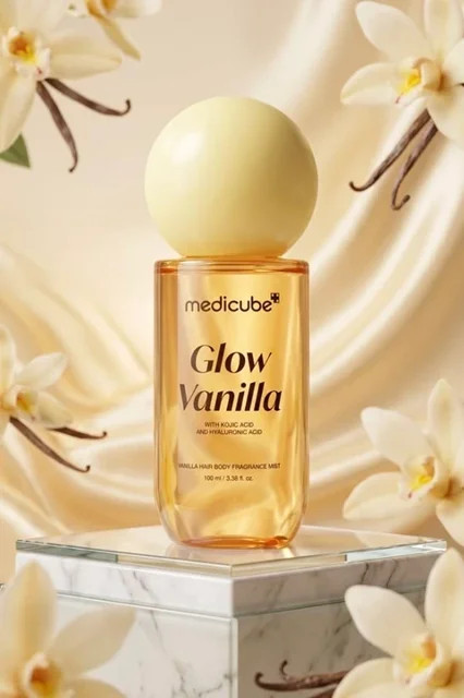 میست مو و بدن مدیکیوب Glow Vanilla ۱۰۰میل