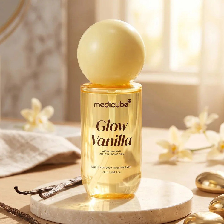میست مو و بدن مدیکیوب Glow Vanilla ۱۰۰میل
