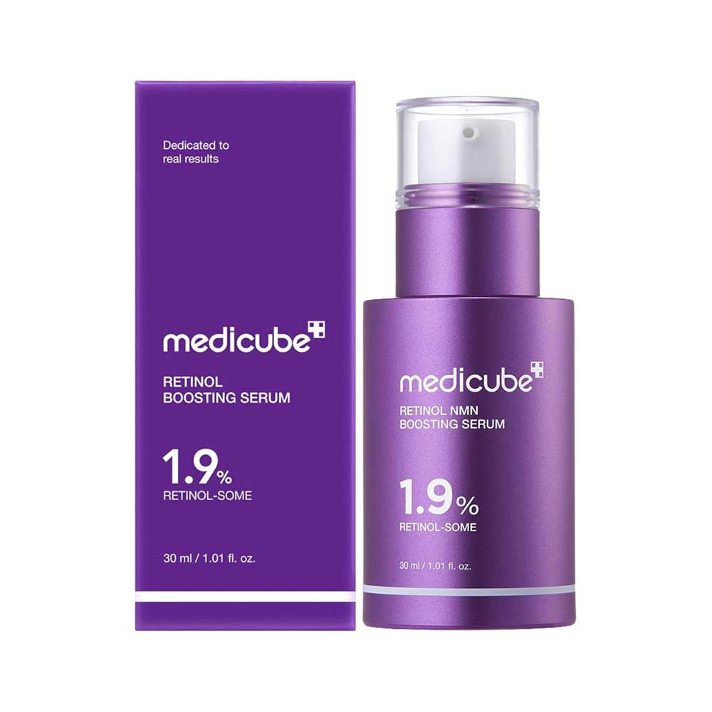 سرم جوانساز رتینول و NMN مدیکیوب مدل Retinol NMN Boosting Serum حجم 30 میلی‌لیتر