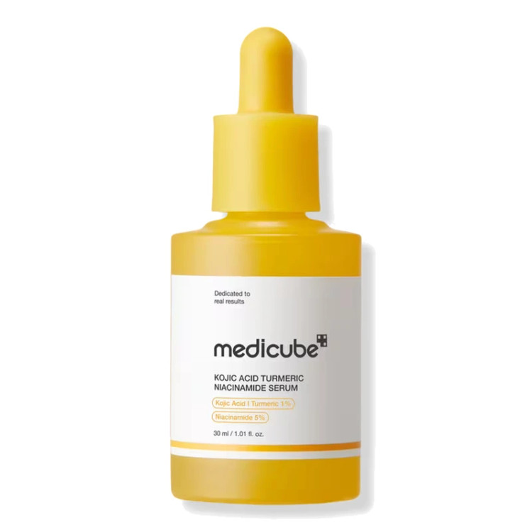 سرم روشنکننده و ضد لک مدیکیوب مدل Kojic Acid Turmeric مناسب انواع پوست حجم ۳۰ میل
